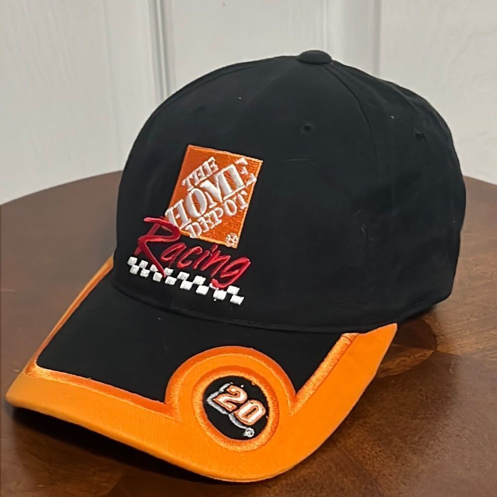 🔥🔥 Vintage HOME DEPOT Tony Stewart #20 NASCAR Buckle Chase Hat - PERFECT!